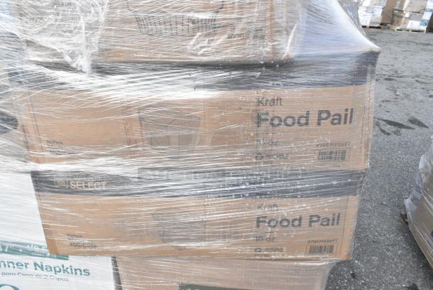 28 BRAND NEW! Boxes Including 760PIC08 Choice 8 oz. Clear Plastic Dessert Cup - 1000/Case, 5002DNAP Choice 15" x 17" Black Customizable 2-Ply Paper Dinner Napkin - 1000/Case, 2 Box 79516ESKFT Emperor's Select 16 oz. Kraft Microwavable Paper Take-Out Container - 450/Case, 5001N6001 Choice 10" x 12" White 1/4 Fold Luncheon Napkin - 6000/Case, 612W45 Choice 10 3/4" x 14" Insulated Foil Sandwich Wrap Sheets - 2000/Case, 394385L Noble Products White Powder-Free Disposable Latex Gloves for Foodservice - Large - 1000/Case, 79516ESKFT Emperor's Select 16 oz. Kraft Microwavable Paper Take-Out Container - 450/Case, 347TCL16 Choice 16 oz. Clear Disposable Plastic Tumbler - 500/Case. 28 Times Your Bid! - Image 10 of 23