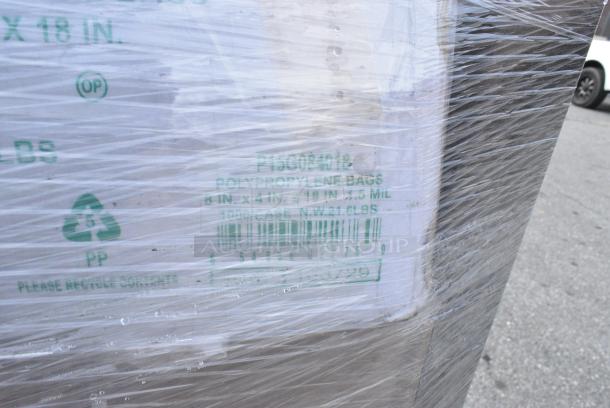 28 BRAND NEW! Boxes Including 760PIC08 Choice 8 oz. Clear Plastic Dessert Cup - 1000/Case, 5002DNAP Choice 15" x 17" Black Customizable 2-Ply Paper Dinner Napkin - 1000/Case, 2 Box 79516ESKFT Emperor's Select 16 oz. Kraft Microwavable Paper Take-Out Container - 450/Case, 5001N6001 Choice 10" x 12" White 1/4 Fold Luncheon Napkin - 6000/Case, 612W45 Choice 10 3/4" x 14" Insulated Foil Sandwich Wrap Sheets - 2000/Case, 394385L Noble Products White Powder-Free Disposable Latex Gloves for Foodservice - Large - 1000/Case, 79516ESKFT Emperor's Select 16 oz. Kraft Microwavable Paper Take-Out Container - 450/Case, 347TCL16 Choice 16 oz. Clear Disposable Plastic Tumbler - 500/Case. 28 Times Your Bid! - Image 15 of 23