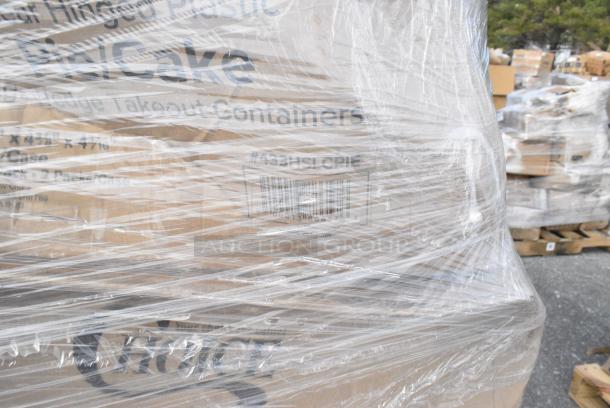 22 BRAND NEW! Boxes Including 760VP130 Carnival King Kraft 130 oz. Popcorn Bucket - 150/Case, 2 Box 433HSLCPIE Choice 5" Clear Hinged Slice Container with High Dome Lid - 300/Case, 43312CUPC Choice 12-Cup Hinged PET Plastic Cupcake / Muffin Container - 100/Case, 500TO993C3 Choice 9" x 9" x 3" Microwaveable 3-Compartment Black / Clear Plastic Hinged Container - 100/Case, 500CC32PHD Choice Heavy Duty 32 oz. Pedestal Heavy Weight Clear PET Plastic Cold Cup - 500/Case, 347RPBD6WHSV PLATE 6" WH/SLV BAND 150 SILVER VISIONS. 22 Times Your Bid! - Image 7 of 18