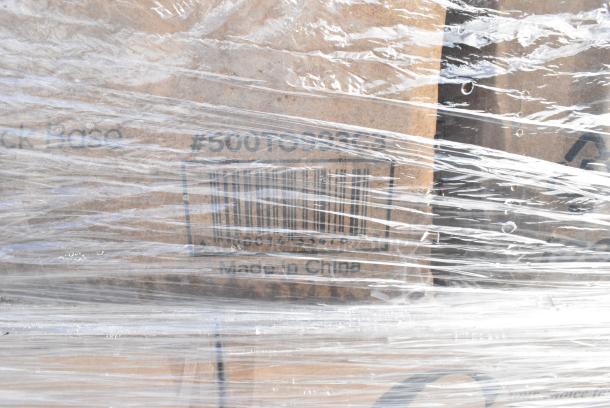 22 BRAND NEW! Boxes Including 760VP130 Carnival King Kraft 130 oz. Popcorn Bucket - 150/Case, 2 Box 433HSLCPIE Choice 5" Clear Hinged Slice Container with High Dome Lid - 300/Case, 43312CUPC Choice 12-Cup Hinged PET Plastic Cupcake / Muffin Container - 100/Case, 500TO993C3 Choice 9" x 9" x 3" Microwaveable 3-Compartment Black / Clear Plastic Hinged Container - 100/Case, 500CC32PHD Choice Heavy Duty 32 oz. Pedestal Heavy Weight Clear PET Plastic Cold Cup - 500/Case, 347RPBD6WHSV PLATE 6" WH/SLV BAND 150 SILVER VISIONS. 22 Times Your Bid! - Image 13 of 18