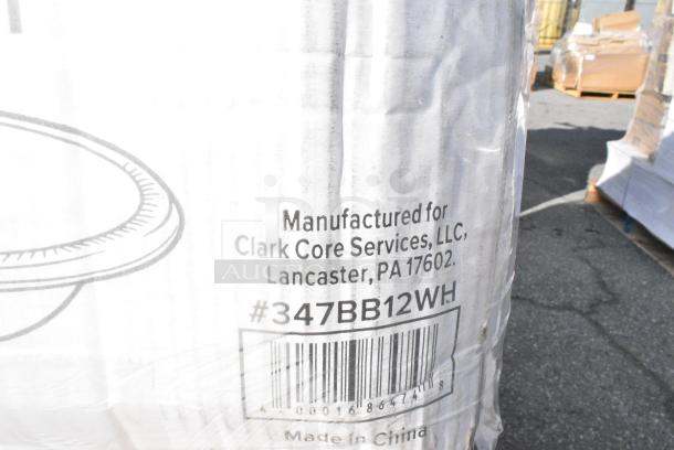 25 BRAND NEW! Boxes Including 500TO993 Choice 9" x 9" x 3" Microwavable 1-Compartment Black / Clear Plastic Hinged Container - 100/Case, 128HD8COMBO Choice Heavy Duty 8 oz. Microwavable Translucent Plastic Deli Container and Lid Combo Pack - 240/Case, 50010DWALLC Choice 10 oz. Coffee Break Print Smooth Double Wall Paper Hot Cup - 500/Case, 347BB12WH Choice 12 oz. White Plastic Bowl - 1000/Case, 500TO993 Choice 9" x 9" x 3" Microwavable 1-Compartment Black / Clear Plastic Hinged Container - 100/Case, 245CB10PLN Choice 10" x 10" x 2" Kraft Customizable Corrugated Plain Pizza Box - 50/Case, 395TO961 EcoChoice 9" x 6" x 3" Compostable No PFAS Added Bamboo / Bagasse 1 Compartment Take-Out Container - 200/Case, 2 Box 347RSG150 Choice Clear Plastic Shot Glass 1.5 oz. - 1000/Case, 2 Box 50010DWALLC Choice 10 oz. Coffee Break Print Smooth Double Wall Paper Hot Cup - 500/Case, 127PL100 Choice PET Plastic Lid for 0.5 to 1.25 oz. Souffle Cup / Portion Cup - 2500/Case, 50012RIPKRPE Choice 12 oz. Double Wall Ripple Kraft Paper Hot Cup - 500/Case. 25 Times Your Bid! - Image 9 of 19