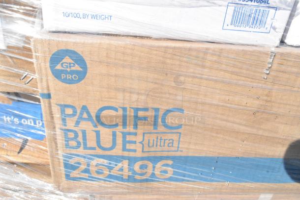 35 BRAND NEW! Boxes Including 2 Box 3941084L Lavex Powder-Free Disposable Nitrile Black 5 Mil Thick Textured Gloves - Large - 1000/Case, 109CARTLG2BK Choice Black Utility / Bussing Cart with Two Shelves - 42" x 20", 303TSC13 Acopa 11 5/8" x 8 1/2" Ivory (American White) Scalloped Edge Oval Stoneware Platter - 12/Case, 130TONG6BLK Visions 6" Black Disposable Plastic Tongs - 72/Case, 303COPMBP8 Acopa 9" Matte Black Stoneware Coupe Plate - 24/Case, 303TSC13 Acopa 11 5/8" x 8 1/2" Ivory (American White) Scalloped Edge Oval Stoneware Platter - 12/Case. 35 Times Your Bid! - Image 10 of 20