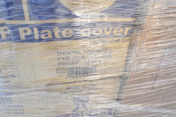 22 BRAND NEW! Boxes Including 190HFC2516S 16"(H) x 25"(W) x 2"(T) Stainless Steel Hood Filter, 176BIN21GL Baker's Lane 21 Gallon / 335 Cup White Slant Top Mobile Ingredient Storage Bin with Sliding Lid &amp; Scoop, 5532PKBK8514BK Acopa Prime 8 1/2" x 14" Black 2-View Vinyl Menu Booklet, 471SAUCHD6QT Choice 6 Qt. Aluminum Sauce Pan, 64928111W Robot Coupe 28111W 5/16" Dicing Kit, 4 Box 825ULSQRSTND Valor 11" x 7" Rectangular Pre-Seasoned Cast Iron Fajita Skillet with 14" x 10" x 4 1/2" Rustic Chestnut Finish Display Stand. 22 Times Your Bid! - Image 8 of 18