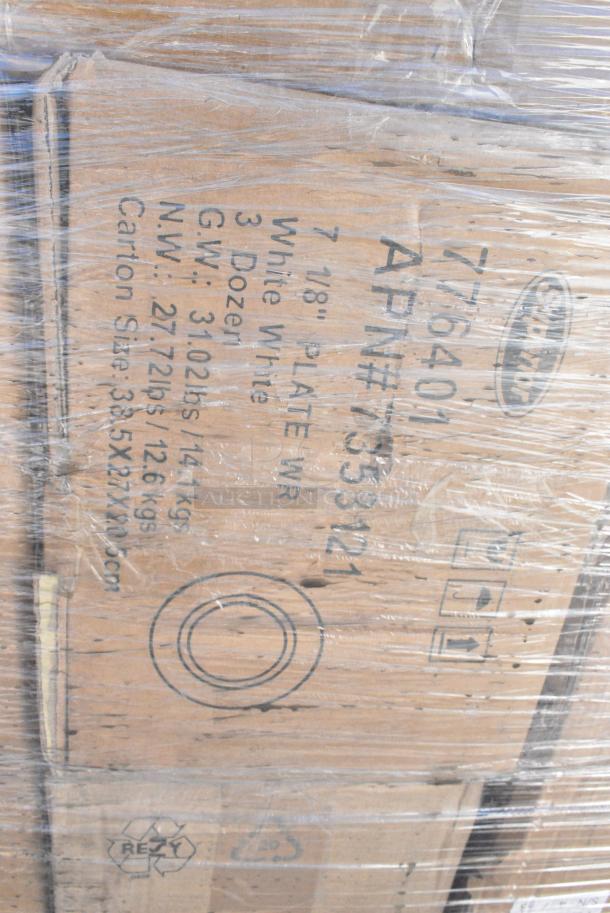 22 BRAND NEW! Boxes Including 190HFC2516S 16"(H) x 25"(W) x 2"(T) Stainless Steel Hood Filter, 176BIN21GL Baker's Lane 21 Gallon / 335 Cup White Slant Top Mobile Ingredient Storage Bin with Sliding Lid &amp; Scoop, 5532PKBK8514BK Acopa Prime 8 1/2" x 14" Black 2-View Vinyl Menu Booklet, 471SAUCHD6QT Choice 6 Qt. Aluminum Sauce Pan, 64928111W Robot Coupe 28111W 5/16" Dicing Kit, 4 Box 825ULSQRSTND Valor 11" x 7" Rectangular Pre-Seasoned Cast Iron Fajita Skillet with 14" x 10" x 4 1/2" Rustic Chestnut Finish Display Stand. 22 Times Your Bid! - Image 16 of 18