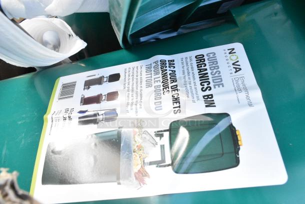 18 BRAND NEW! Boxes Including Green Poly Bins, 500CC12 Choice Clear PET Customizable Plastic Cold Cup - 12 oz. - 1000/Case, 500CC16 Choice Clear PET Customizable Plastic Cold Cup - 16 oz. - 1000/Case, 500CC20 Choice Clear PET Customizable Plastic Cold Cup - 20 oz. - 600/Case. 18 Times Your Bid! - Image 12 of 16