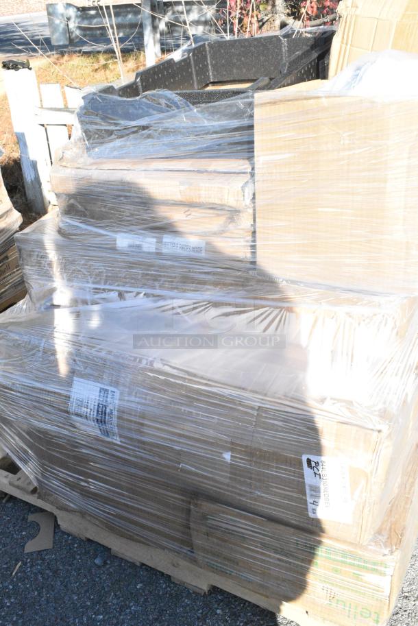 20 BRAND NEW! Boxes Including 4 Box 128HD16COMBO Choice Heavy Duty 16 oz. Microwavable Translucent Plastic Deli Container and Lid Combo Pack - 240/Case, 844LB310REDBEV Lavex 3' x 10' Heavy-Duty Red Rubber Grease-Resistant Anti-Fatigue Floor Mat with Beveled Edge - 1/2" Thick. 20 Times Your Bid! - Image 2 of 11