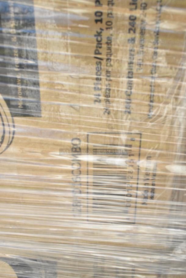 20 BRAND NEW! Boxes Including 4 Box 128HD16COMBO Choice Heavy Duty 16 oz. Microwavable Translucent Plastic Deli Container and Lid Combo Pack - 240/Case, 844LB310REDBEV Lavex 3' x 10' Heavy-Duty Red Rubber Grease-Resistant Anti-Fatigue Floor Mat with Beveled Edge - 1/2" Thick. 20 Times Your Bid! - Image 5 of 11