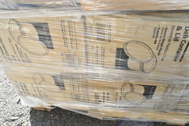 20 BRAND NEW! Boxes Including 4 Box 128HD16COMBO Choice Heavy Duty 16 oz. Microwavable Translucent Plastic Deli Container and Lid Combo Pack - 240/Case, 844LB310REDBEV Lavex 3' x 10' Heavy-Duty Red Rubber Grease-Resistant Anti-Fatigue Floor Mat with Beveled Edge - 1/2" Thick. 20 Times Your Bid! - Image 7 of 11