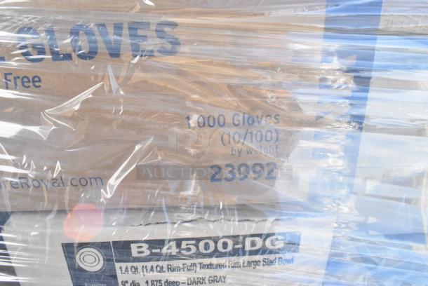 32 BRAND NEW! Boxes Including 7 176IB40 BIN INGREDIENT 40 CUPS NSF, 2 GALLON BAKER'S MARK - From Kit 176IBSE860WC, 347RP10WHSS Visions Wave 10" White Plastic Plate - 144/Case, 176IB100 BIN INGREDIENT 100 CUPS NSF, 6 GALLON BAKER'S MARK, 475WHTRDOLLY Lavex Black Trainable Slim Trash Can Dolly, 303TBS14 Acopa 13 1/4" x 10 1/8" Brown Speckle Narrow Rim Oval Stoneware Platter - 12/Case. 32 Times Your Bid! - Image 5 of 14
