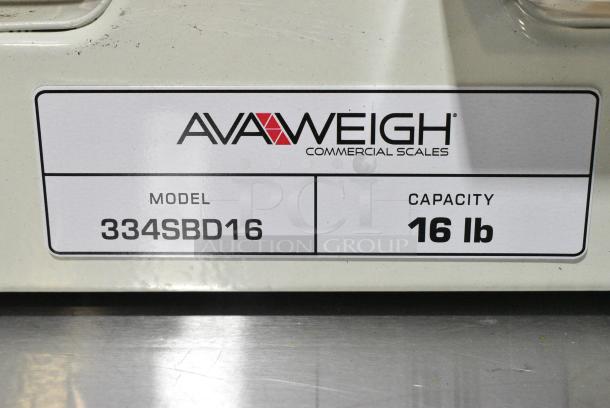 BRAND NEW SCRATCH AND DENT! 334SBD16 AvaWeigh 16 lb. x 0.25 oz. Baker's Dough Scale - Image 7 of 7