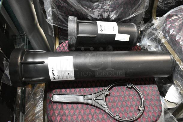 ALL ONE MONEY! Lot of BRAND NEW SCRATCH AND DENT!  Water Filtration System Including 3 EV9612-56 Cartridges, 2 Pentair Cartridge Holder, Pentair Water Filtration Base. - Image 7 of 16