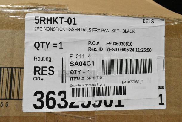 3 BRAND NEW SCRATCH AND DENT! Items Including 5RHKT-01 Fry Pan Set, Tuxton BEF-1402 White Ceramic Mugs, 303BWCOP13 11.75"x8" Coupe Plates. 3 Times Your Bid! - Image 3 of 9