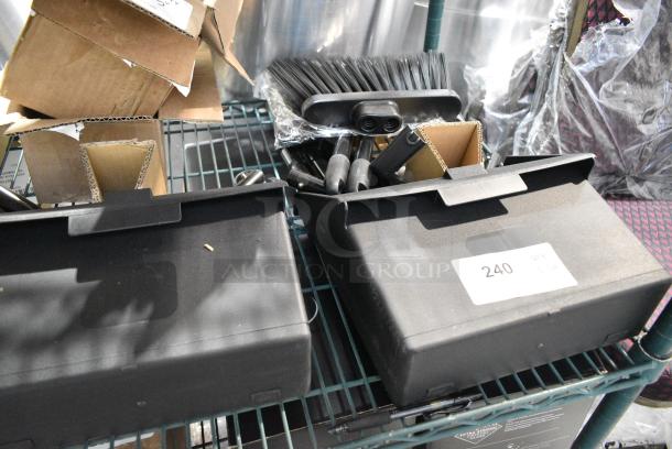 ALL ONE MONEY! Lot of Various Items Including Brooms and Dust Pan Butlers. - Image 1 of 4