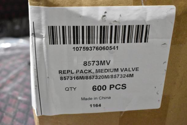 5 Boxes of BRAND NEW! San Jamar 8573MV Yellow Medium Viscosity Valve for EZ-KLEEN® Sauce Bottles. 5 Times Your Bid! - Image 5 of 5