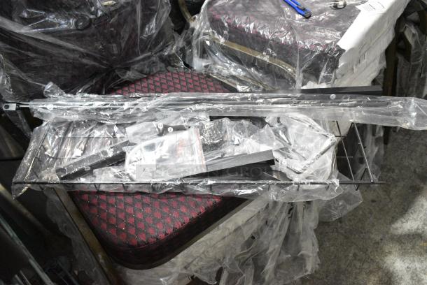 BRAND NEW SCRATCH AND DENT! Wooden Plank and Metal Pieces. - Image 2 of 3