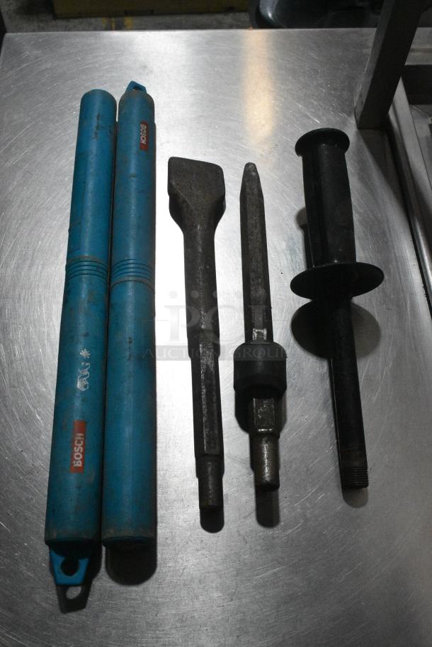 Bosch Yellow Metal Tool Box w/ Contents. - Image 5 of 6