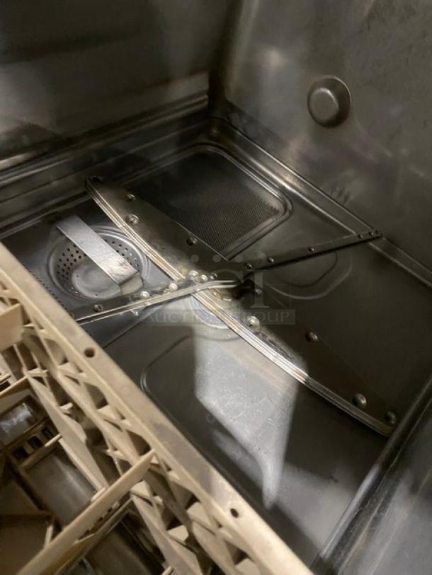 Hobart! New Body Style! Commercial Stainless Steel Heavy Duty High Temp Undercounter Dishwasher! With Full Size Cup Rack! Model: LXEH SN: 231182121! 120/208-240V 1 Phase! - Image 6 of 9