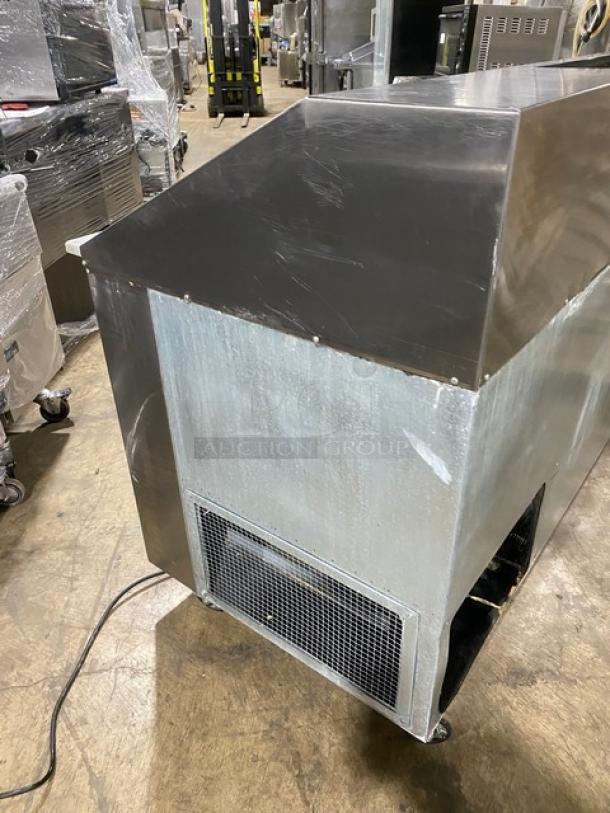 Commercial Stainless Steel 3 Door Refrigerated Pizza Prep Table/Dough Retarder! With Marble Worktop! On Casters! - Image 4 of 14