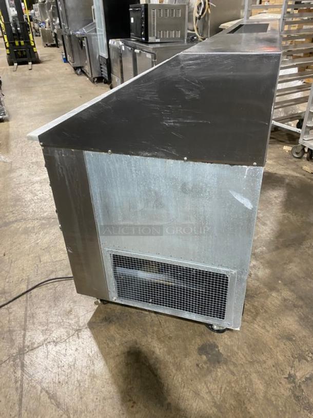 Commercial Stainless Steel 3 Door Refrigerated Pizza Prep Table/Dough Retarder! With Marble Worktop! On Casters! - Image 8 of 14