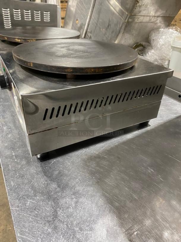 2023! Commercial Stainless Steel Electric Powered Countertop Thermal 2 Burner Halberd Stove! Model: DE-2! 110V! On Legs! - Image 2 of 9