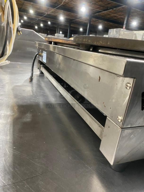 2023! Commercial Stainless Steel Electric Powered Countertop Thermal 2 Burner Halberd Stove! Model: DE-2! 110V! On Legs! - Image 4 of 9