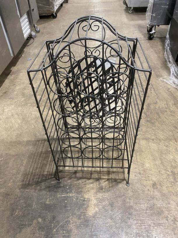 Commercial 15 Bottle Decorative Wine Rack! - Image 3 of 6