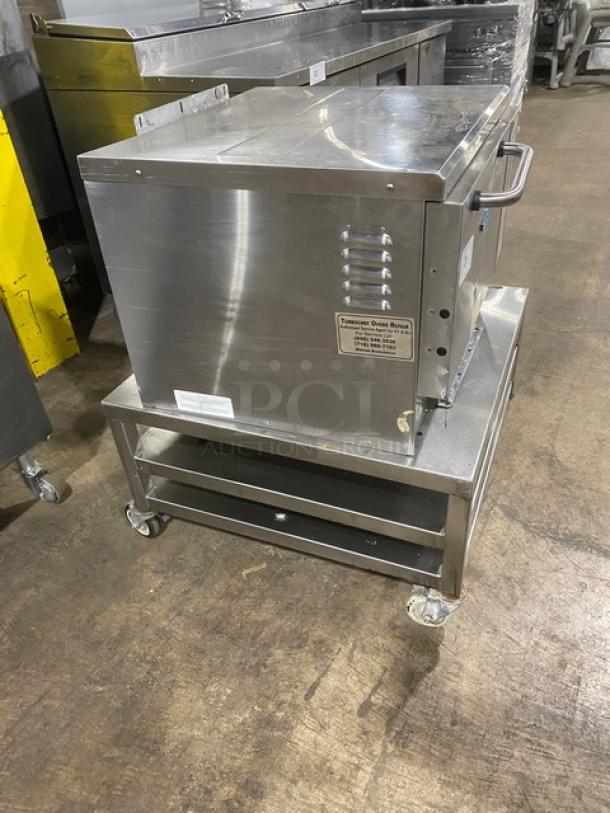 TurboChef Commercial Stainless Steel Electric Powered Rapid Cook Convection Oven! Model: NGC SN: NGCD613446! 208/230-240V! On Double Shelf Stand With Casters! - Image 3 of 9