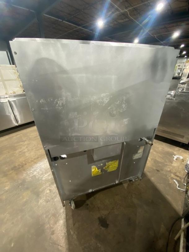 SunFire Commercial Stainless Steel Natural Gas Powered 6 Burner Range! With Full Size Oven Underneath! With Back Splash & Overhead Salamander Shelf! With Wire Oven Rack! On Casters! - Image 4 of 9