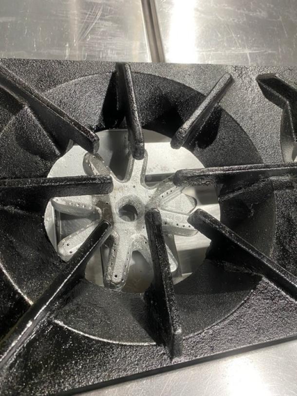 Commercial Stainless Steel Natural Gas Powered Countertop 2 Burner Range! On Legs! - Image 6 of 8