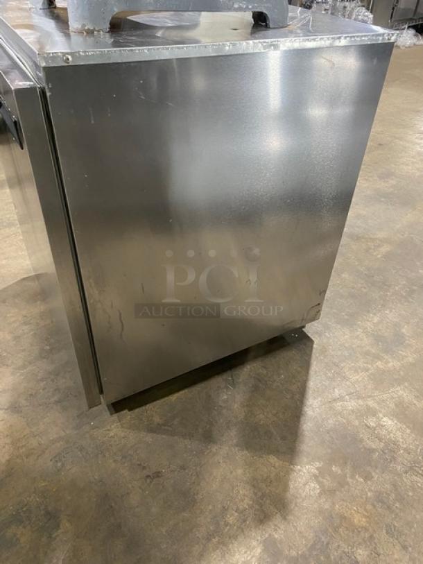 Delfield Commercial Stainless Steel Single Door Undercounter Refrigerator! With Poly Coated Wire Rack! Model: 406CA-DHL-DD1 SN: 1205152000789! 115V 1 Phase! - Image 2 of 7