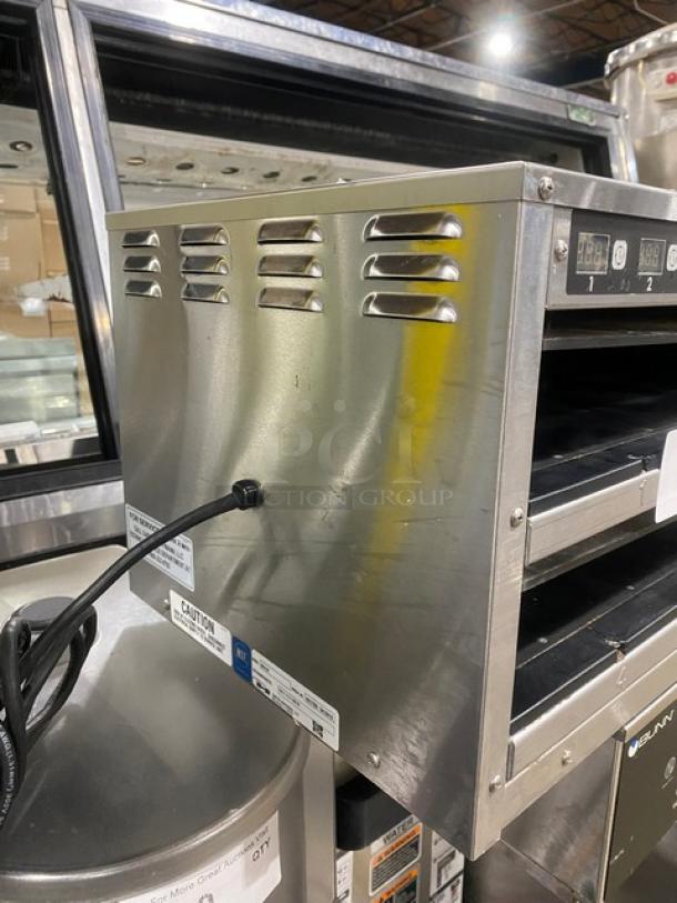 Carter Hoffmann Commercial Stainless Steel Freestanding Heated 2 Tier Holding/Warming Unit! Model: MC212S SN: 461709-042012! 120V! - Image 2 of 8