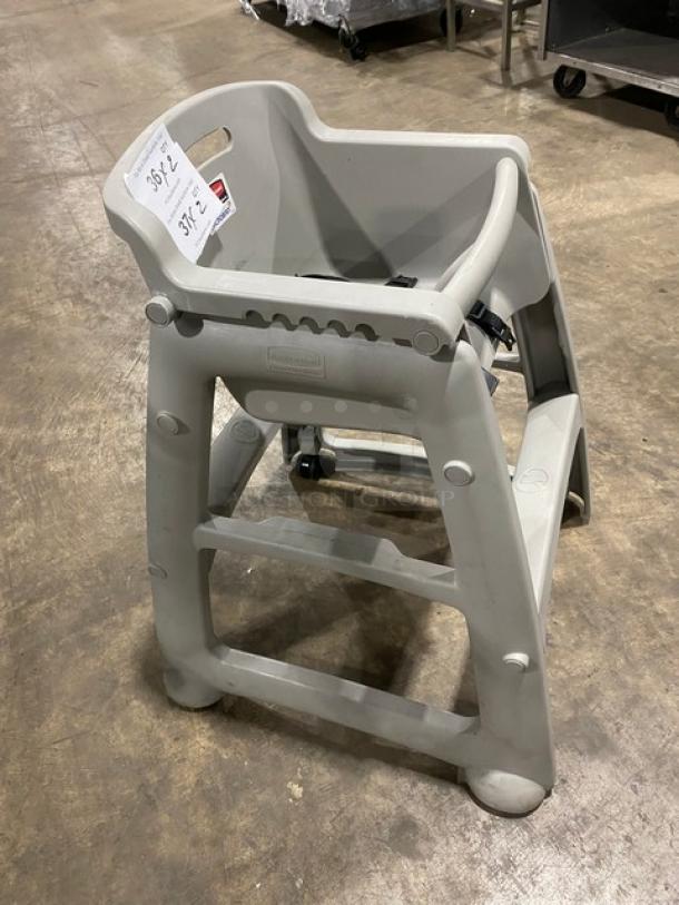 Rubbermaid Commercial Stackable Floor Style Highchairs! 2X Your Bid! - Image 2 of 8
