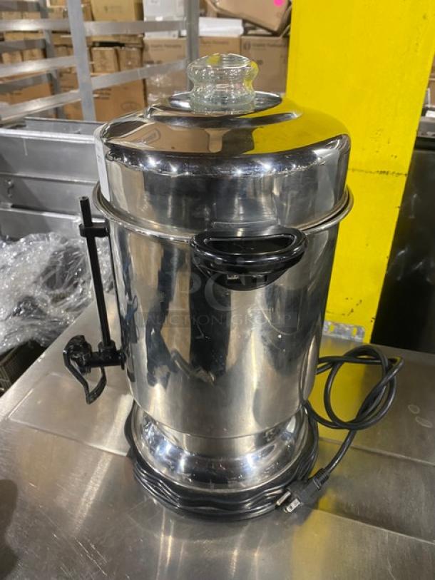Hamilton Beach Commercial Stainless Steel Countertop Coffee Urn/Percolator! Model: D50065! 120V! - Image 2 of 7