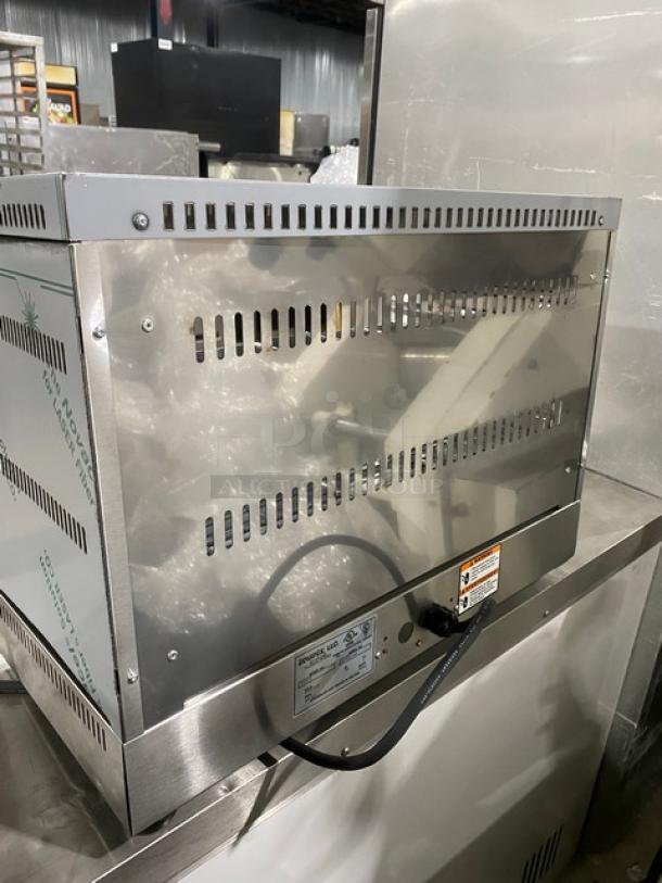 New In The Box! Equipex Roller Grill Series Commercial Stainless Steel Electric Powered Countertop Toaster Oven! With 2 Tiers! With Wire Oven Racks!  Model: TS327 SN: OJ402148! 208/240V 1 Phase! On Legs! - Image 5 of 11