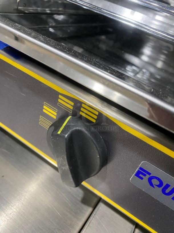 New In The Box! Equipex Roller Grill Series Commercial Stainless Steel Electric Powered Countertop Toaster Oven! With 2 Tiers! With Wire Oven Racks!  Model: TS327 SN: OJ402148! 208/240V 1 Phase! On Legs! - Image 9 of 11