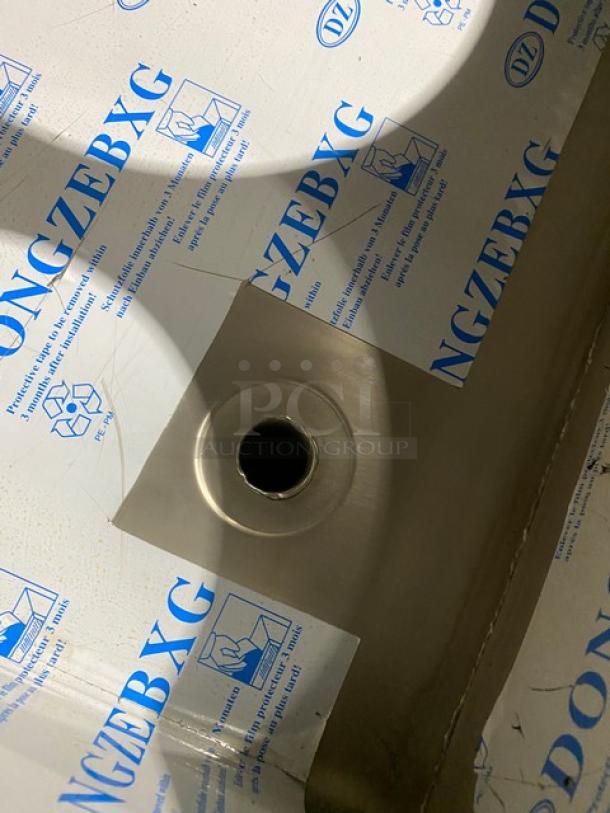 New! Commercial Stainless Steel 6 Hole Steam Table Adapter Plate! With Hot Well & Drain Hole! - Image 5 of 6
