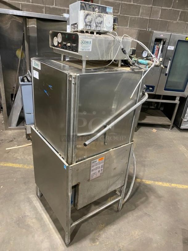 Noble Warewashing Series Commercial Stainless Steel High Temperature Door Type Dishwasher! Model: TEMPSTAR SN: 19F375894! 208-230V 3 Phase! On Legs! - Image 2 of 10