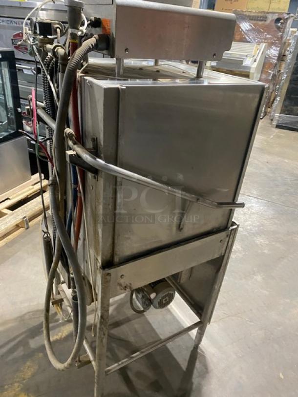 Noble Warewashing Series Commercial Stainless Steel High Temperature Door Type Dishwasher! Model: TEMPSTAR SN: 19F375894! 208-230V 3 Phase! On Legs! - Image 4 of 10
