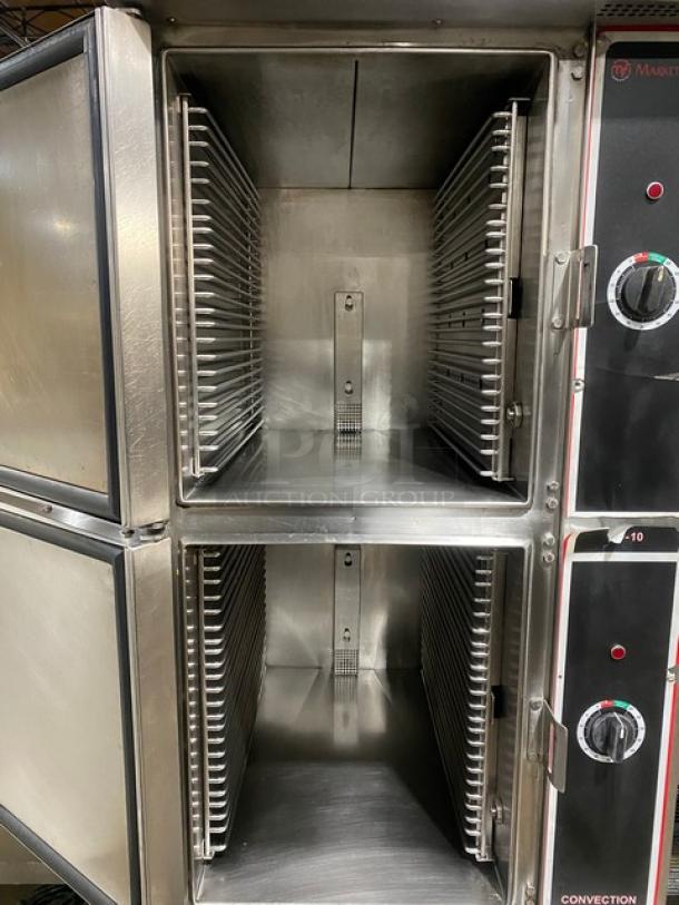 Market Forge Commercial Stainless Steel Natural Gas Powered Convection Steam Cooker Oven! With 2 Individual Controlled Compartments! Model: ST-10! On Legs! - Image 5 of 9