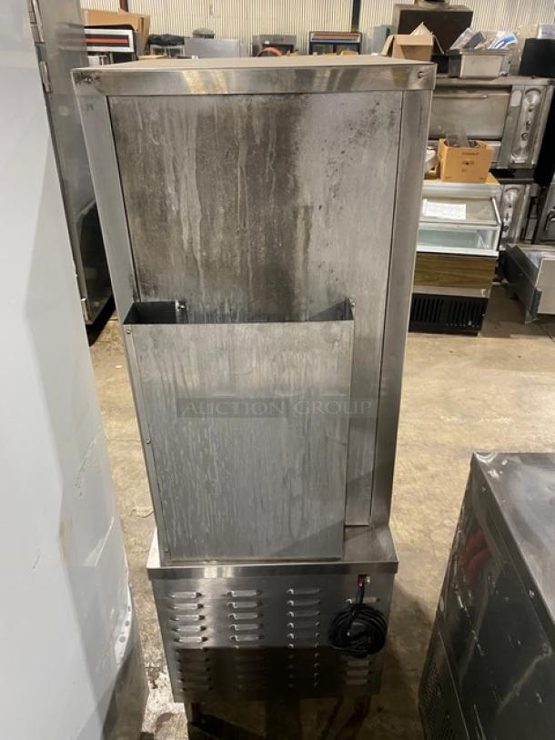 Market Forge Commercial Stainless Steel Natural Gas Powered Convection Steam Cooker Oven! With 2 Individual Controlled Compartments! Model: ST-10! On Legs! - Image 8 of 9