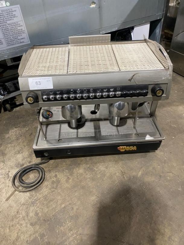 Wega Sphera Series Commercial Countertop EVD 2 Group Espresso Machine! Model: SPHERA.EVD.2 SN: 230002! 230V! - Image 1 of 8