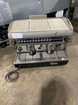 Wega Sphera Series Commercial Countertop EVD 2 Group Espresso Machine! Model: SPHERA.EVD.2 SN: 230002! 230V!
