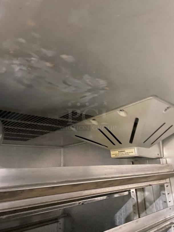 Hoshizaki Commercial Stainless Steel Solid 2 Door Safe Temp Reach In Refrigerator! With Built-in Pan Holding Racks! Model: RH2-AAC SN: N60580G! 115V 1 Phase! On Casters! - Image 6 of 8