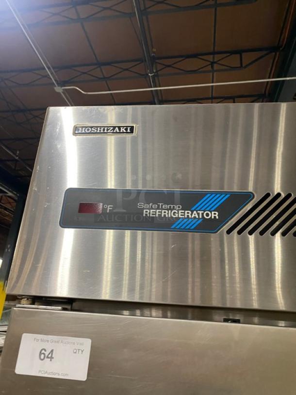 Hoshizaki Commercial Stainless Steel Solid 2 Door Safe Temp Reach In Refrigerator! With Built-in Pan Holding Racks! Model: RH2-AAC SN: N60580G! 115V 1 Phase! On Casters! - Image 8 of 8