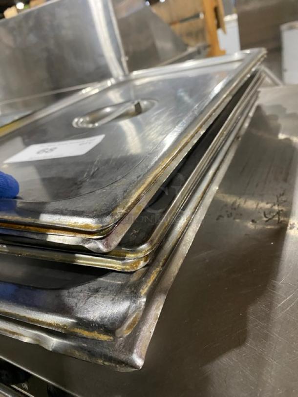 Lot Of Commercial Stainless Steel Steam Table/Hotel Pan Lids! All One Money! - Image 2 of 5