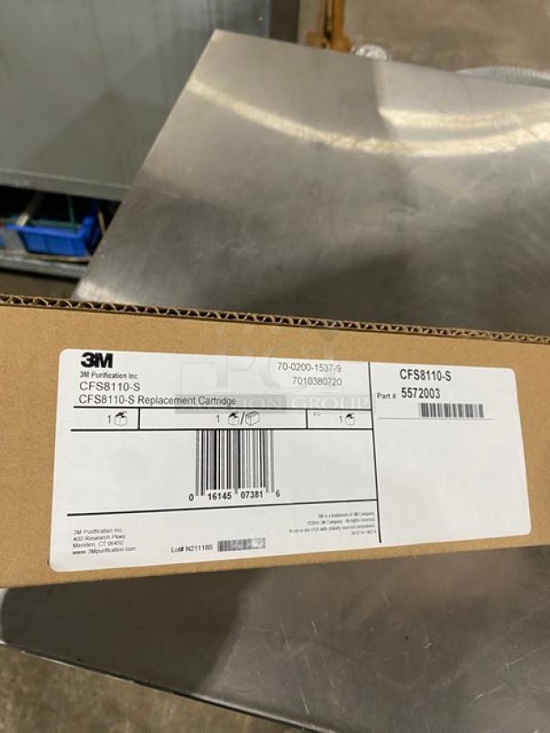 New In The Box! 3M Series 8000 SQC Replacement Cartridges! 1.5 GPM Flow Rate! Model: CFS8110-S Part: 5572003! All One Money! - Image 5 of 5