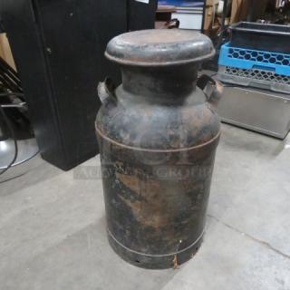 One Vintage Milk Can.