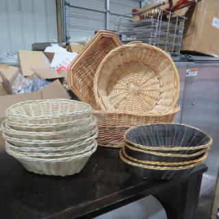 One Lot Of Assorted Baskets.