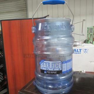 One San Jamar Saf T Ice Bucket. - Item #1155402