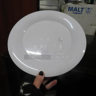 Carlisle 12 Inch Melamine White Plate. #N33024. 10XBID